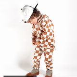 Waffle Set in Vanilla + Chestnut