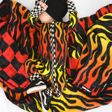 Organic Muslin Quilt in Need 4 Speed x Rebel Red + Black Checkered