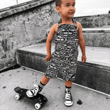 Cut Off Overalls in Urban Drip [Midnight Edition]
