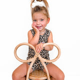 Tank + Biker Two Piece Set in Ava (Leopard)