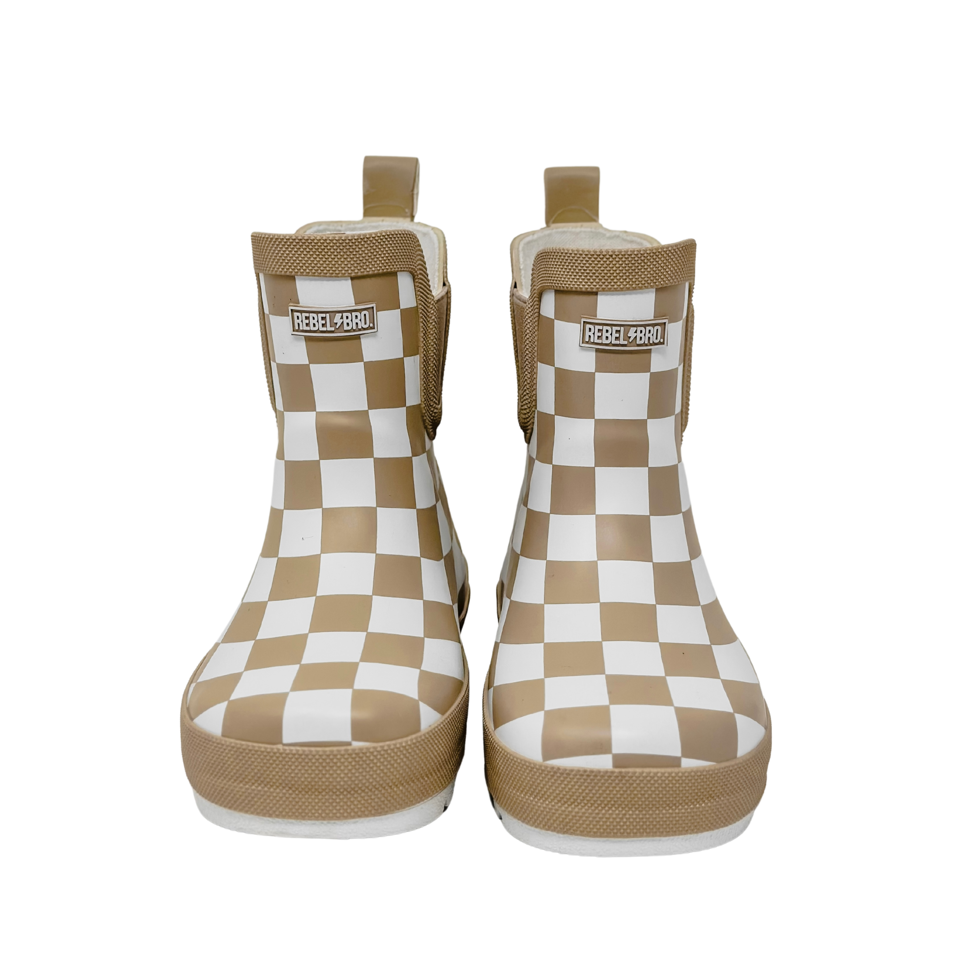 Holstyn Midi Boot in Salted Caramel Checkered (FINAL SALE) - Rebel Bro