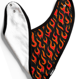 Bamboo Bandana Bib in Caliente