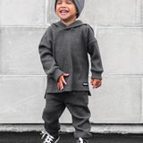 Waffle Set in Charcoal Grey