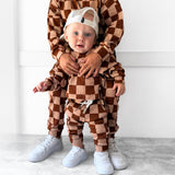 Organic Ribbed Set in Spiced Cider + Graham