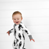 Bamboo Zippy Sleeper in Merry Mischief