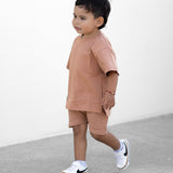 Oversized Everyday Tee in Vintage Terracotta