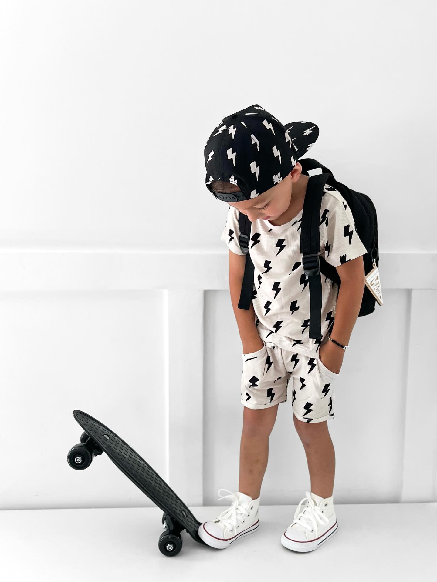 Biker Two Piece Set in Bowie