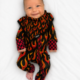 Bamboo Bandana Bib in Caliente