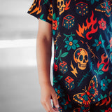 Biker Two Piece Set in Inkworks