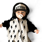 Hooded Rebel Romper in Bowie (FINAL SALE) - Rebel Bro