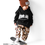 Relaxed Fit Hoodie in Rebel Bro x Live Fast Flames