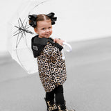 Pullover Windbreaker in Ava (Leopard)