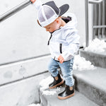 RB x LB The Core-Classic Midi Boot in Black / Taupe - Rebel Bro