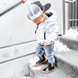 RB x LB The Core-Classic Midi Boot in Black / Taupe - Rebel Bro