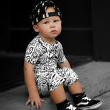Bamboo Zippy Shortie in Urban Drip