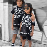 Short Sleeve Hoodie in Born To Be Wild