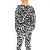 Organic Ribbed Set in Urban Drip [Midnight Edition]