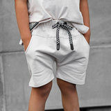 Relaxed Fit Shorts in Vintage White
