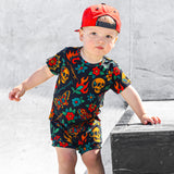 Bummie Two Piece Set in Inkworks