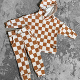 Waffle Set in Vanilla + Chestnut