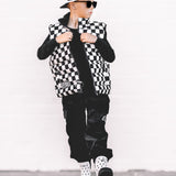 Cargo Pants in Black Corduroy