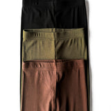 Ribbed Bamboo Leggings (3 Pack) - Woodlands Series