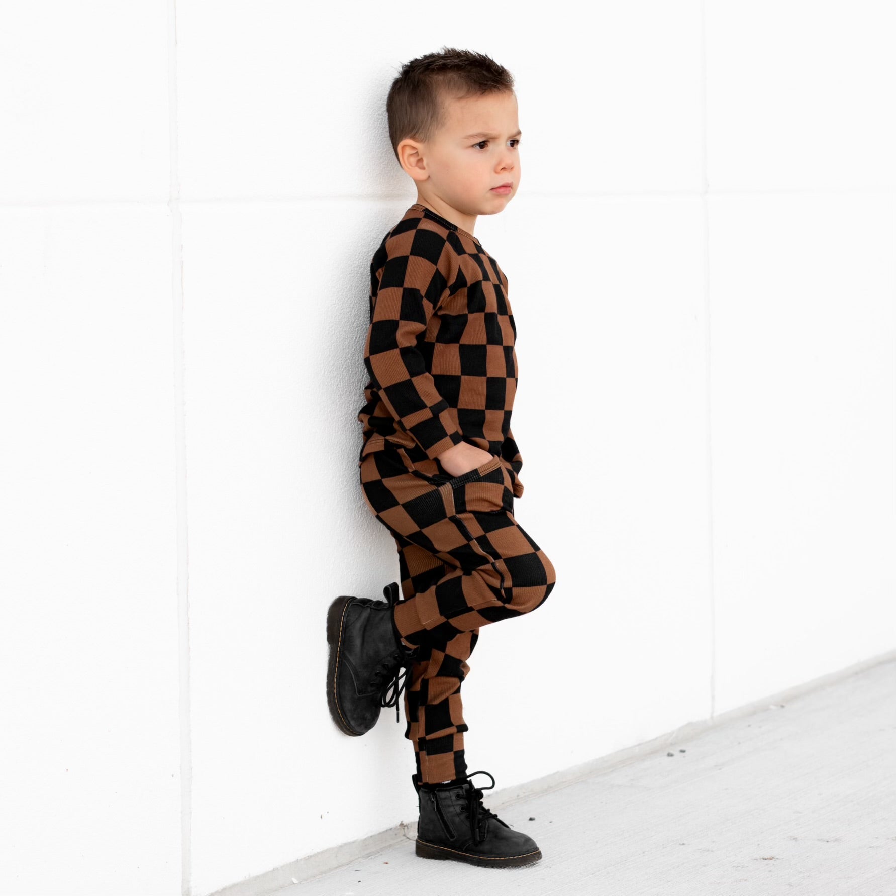 Organic Ribbed Set in Nash (FINAL SALE) - Rebel Bro
