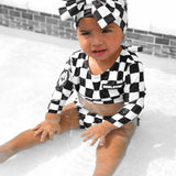 UPF50+ Cropped Two Piece Swimsuit in Venice