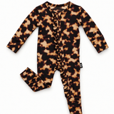 Ruffled Bamboo Zippy Sleeper in Morocco (Tortoise Shell)