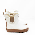 The Core-Classic Midi Boot in White / Taupe - Rebel Bro