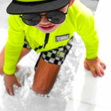 Hydro Snapback in Neon Electric Lime