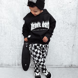Relaxed Fit Hoodie in Rebel Bro x Live Fast Flames
