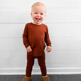 Ribbed Bamboo Leggings (3 Pack) - Neutral Solids