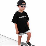 Bamboo Graphic Tee in Troublemaker