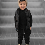 SK8TR Hi-Top in Taupe + Black Checkered (PREORDER)