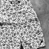 Women's Cut Off Overalls in Bad Boy
