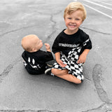Bamboo Graphic Tee in Troublemaker
