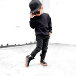 RB x LB The Core-Classic Midi Boot in Black / Taupe - Rebel Bro