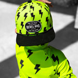 Hydro Snapback in Neon Electric Lime x Jagger