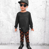 Ribbed Bamboo Leggings (3 Pack) - Rust Classics