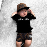 Bamboo Graphic Tee in Wild Child