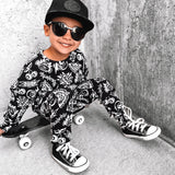 Organic Ribbed Set in Bad Boy [Midnight Edition]