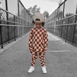 Organic Ribbed Set in Spiced Cider + Graham
