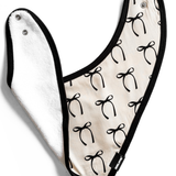 Bamboo Bandana Bib in Lana (Bows)