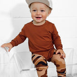 Ribbed Bamboo Leggings (3 Pack) - Rust Classics
