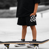 Everyday Cotton Shorts Set in Black
