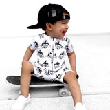 Bamboo Zippy Shortie in Mad Love For My Mama