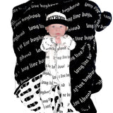 Bamboo Zippy Sleeper in Long Live Boyhood - Rebel Bro