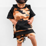 Short Sleeve Hoodie in Ranger