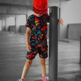 Biker Two Piece Set in Inkworks